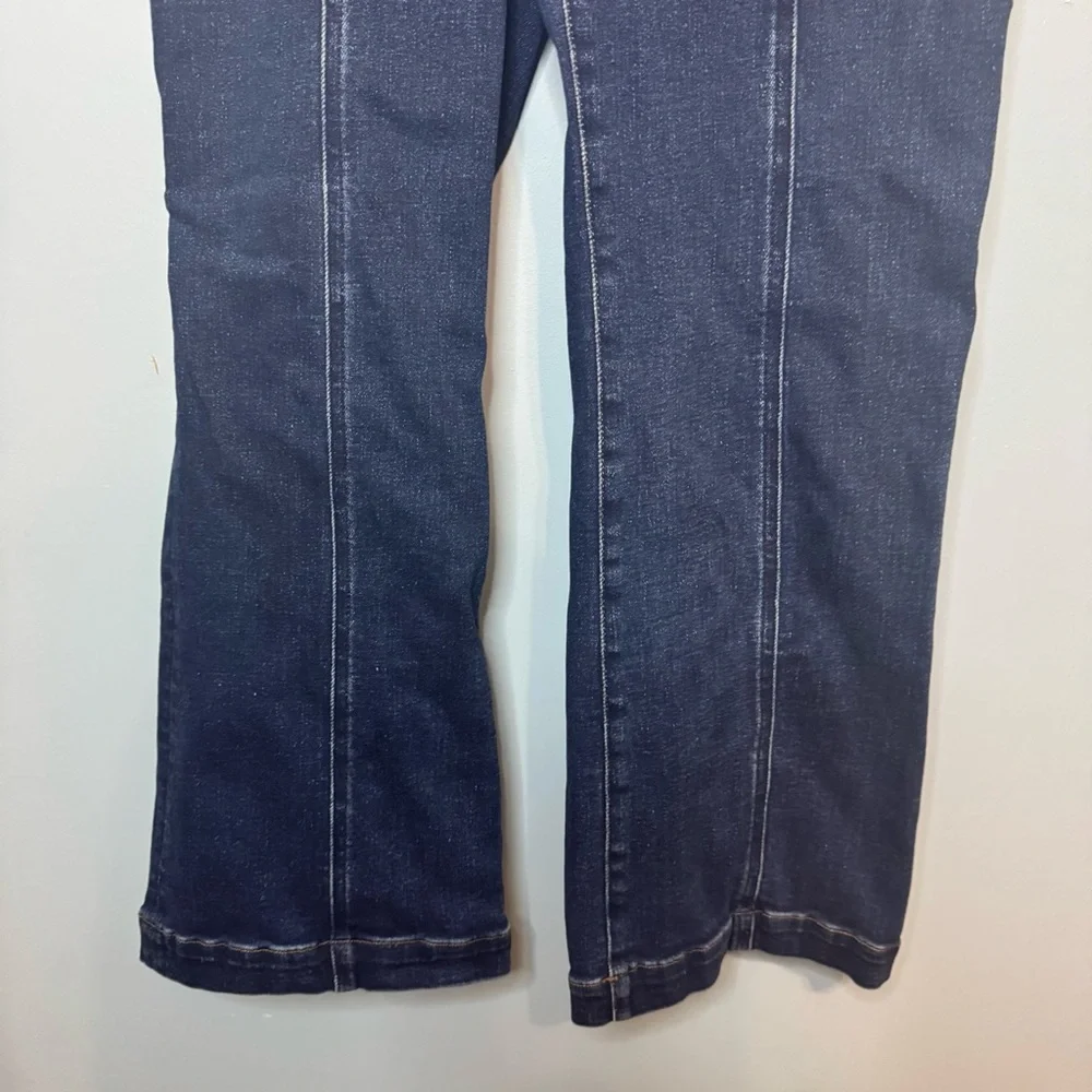 Madewell Mid Rise Kick Out Crop Jeans in Luana Wash Seam Edition Size 30 - Picture 7 of 14